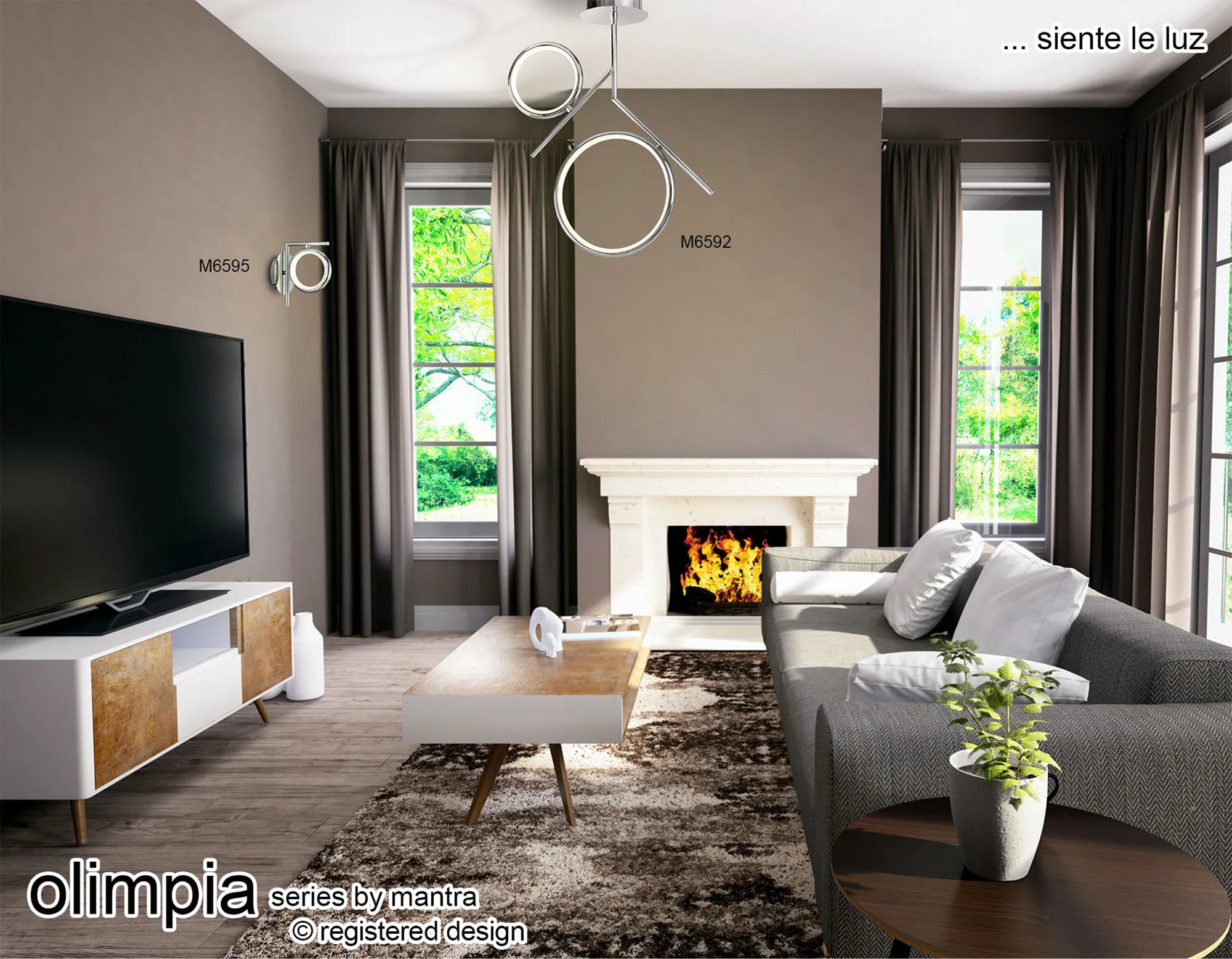 Olimpia Polished Chrome Wall Lights Mantra Armed Wall Lights